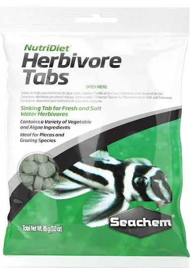 Seachem Nutridiet Herbivore Tabs